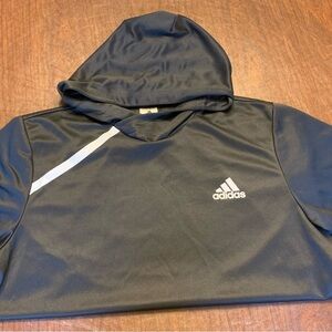 Adidas Men's Black Hoodie Shirt